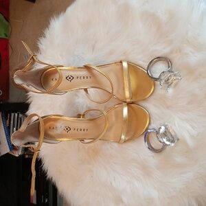 Gold Katy Perry Heels